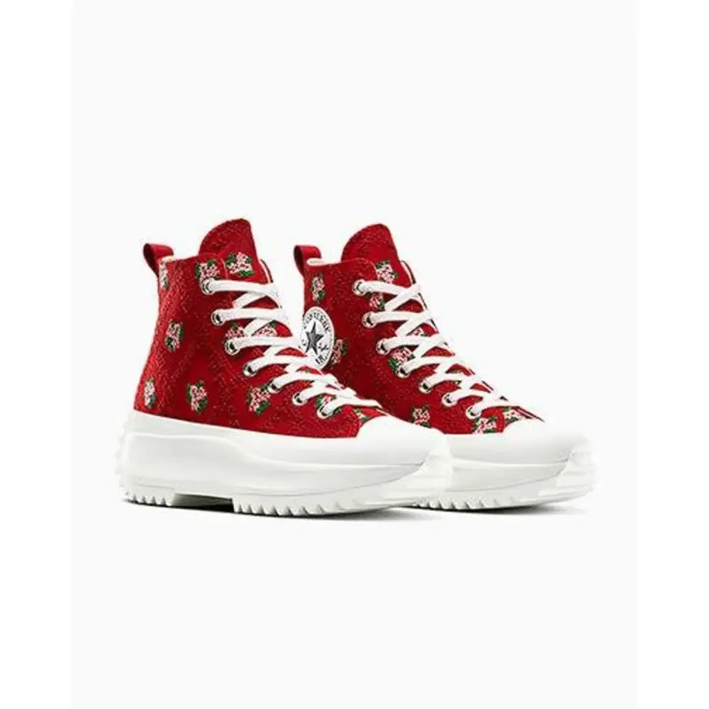 CONVERSE Unisex Run Star Hike Platform Rose Cross Stitch Size M5/W6.5